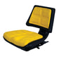T110YL-AIC Yellow Universal Seat w/ Trapezoid Back