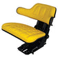 W316YL-AIC Wrap-Around Back Yellow Seat w/ Arms